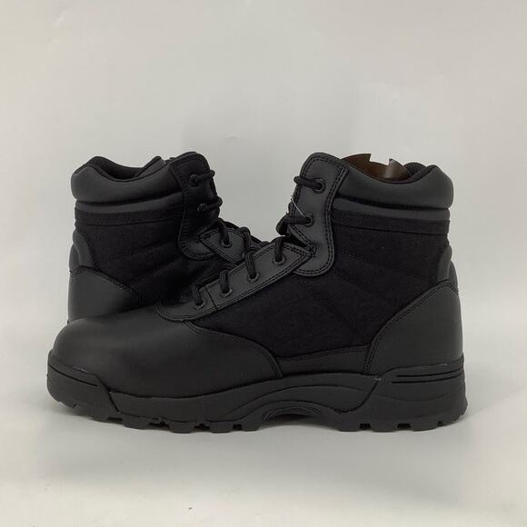 Original S.W.A.T Men 14 Black Leather Classic 6" Boot Lace Up Performance P22-20 - Picture 4 of 9
